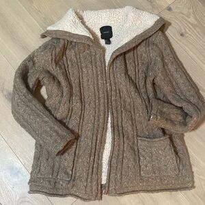 Forever 21 sherpa lined cardigan
